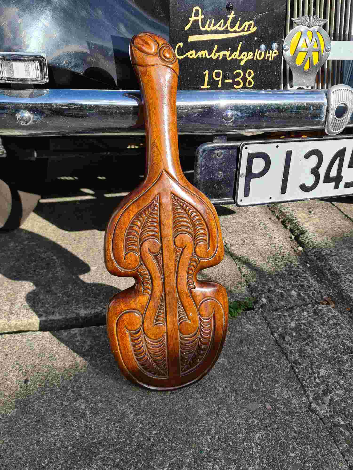 Tane Wood Carved Maori Patu