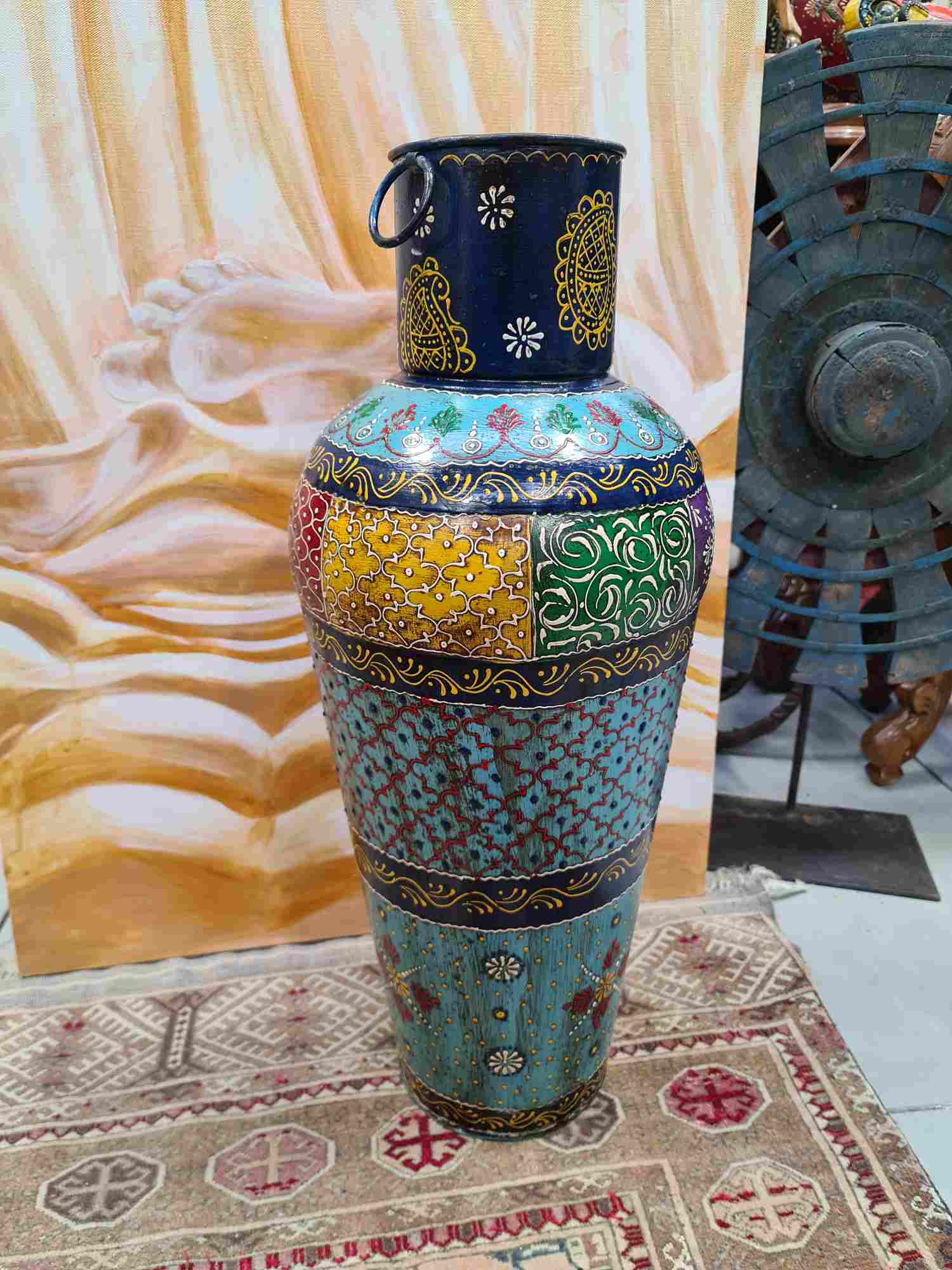 Rajasthani Hand Painted Vase