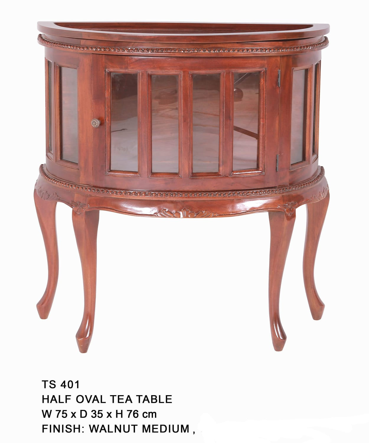 HALF OVAL DRINKS TABLE