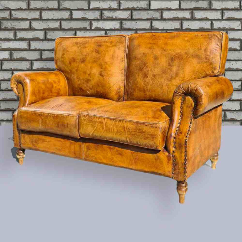 Rochdale Two seater Leather Sofa