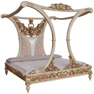 CLEOPATRA FRENCH CANOPY BED (MADE TO ORDER)