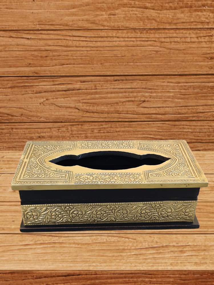 Indian Brass Tissue Box