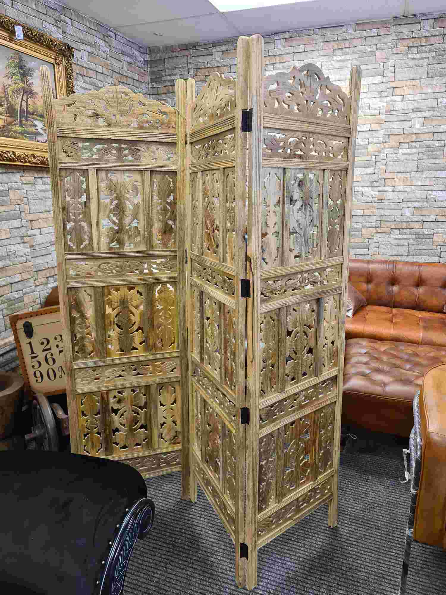 Nagpur Hand carved Indian Room Divider