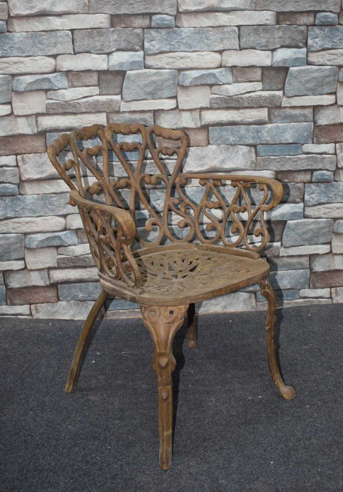 CALLINGTON CAST IRON ARMCHAIR