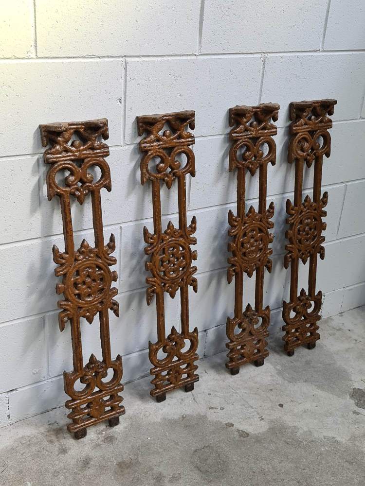 Vintage Indian Cast Iron Panel