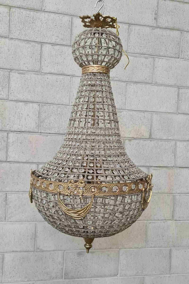 Long French Country Chandelier