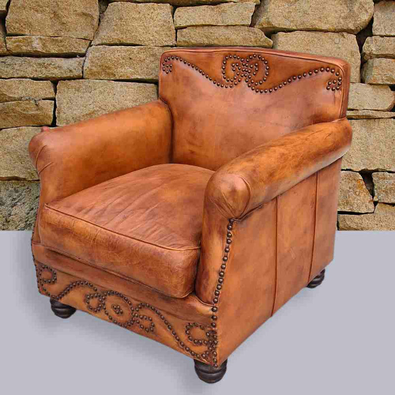 Yorkshire leather Arm chair