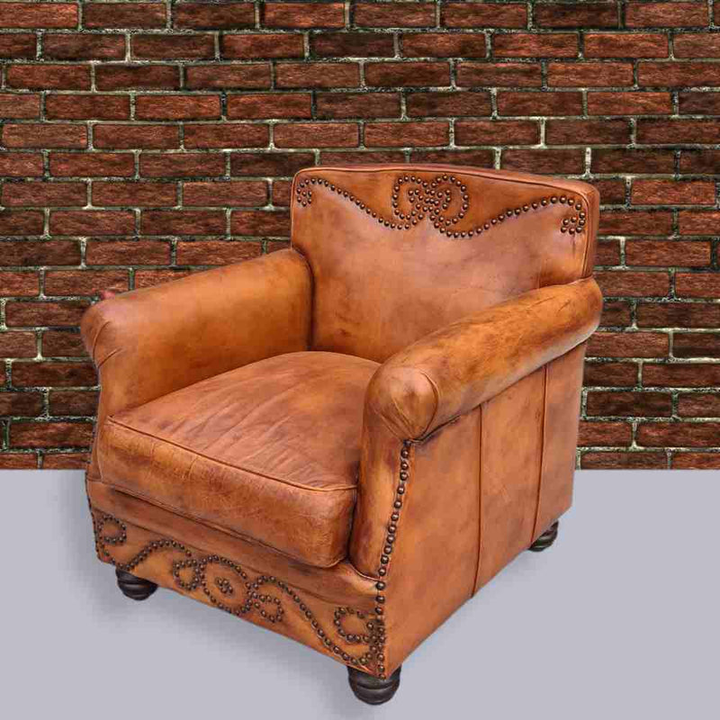 Yorkshire leather Arm chair