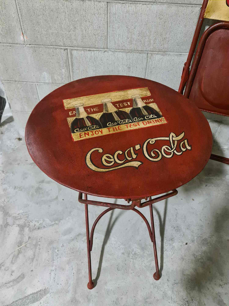 Vintage Folding Coca cola Table