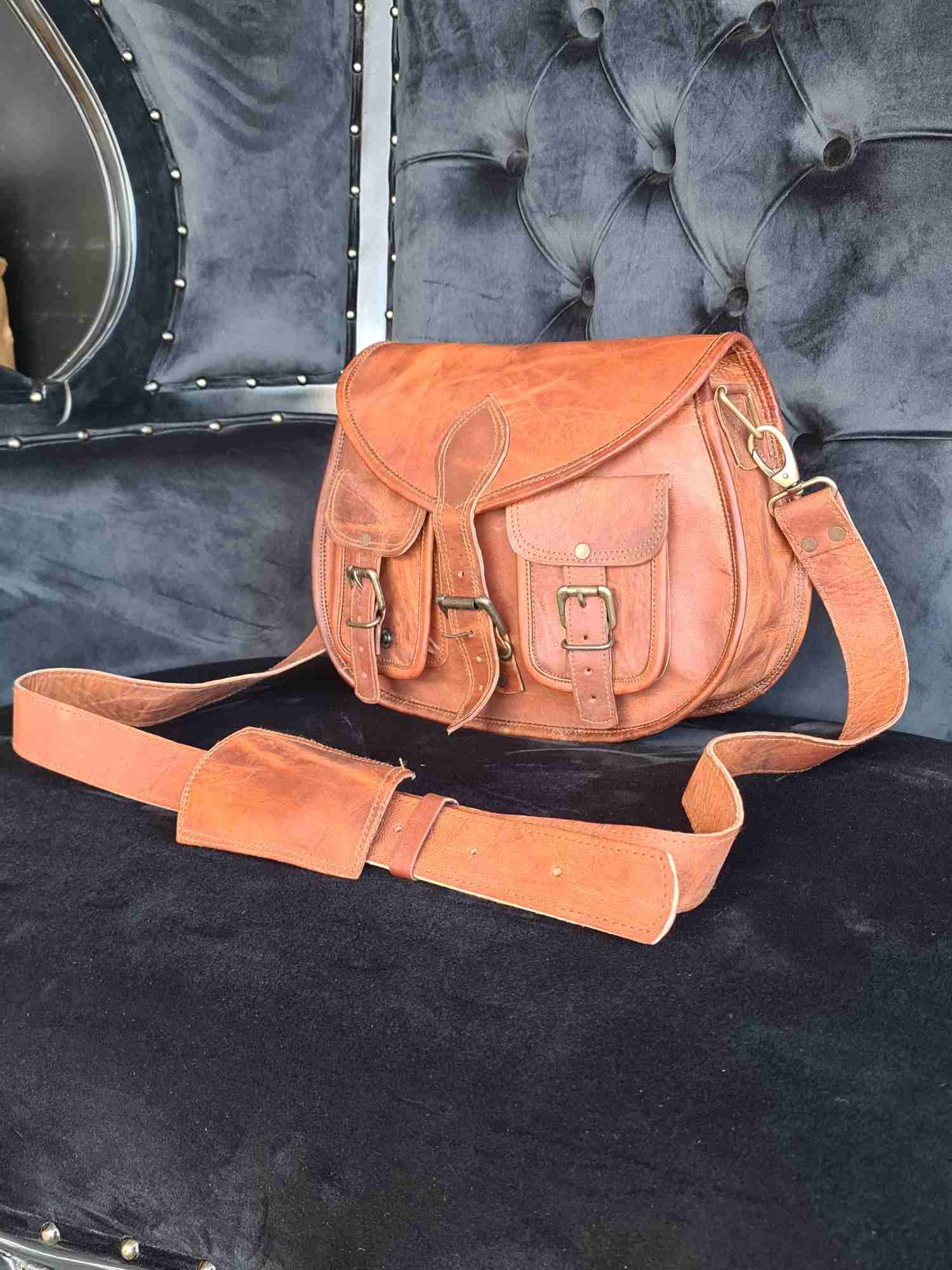 Warden Leather Hand Bag