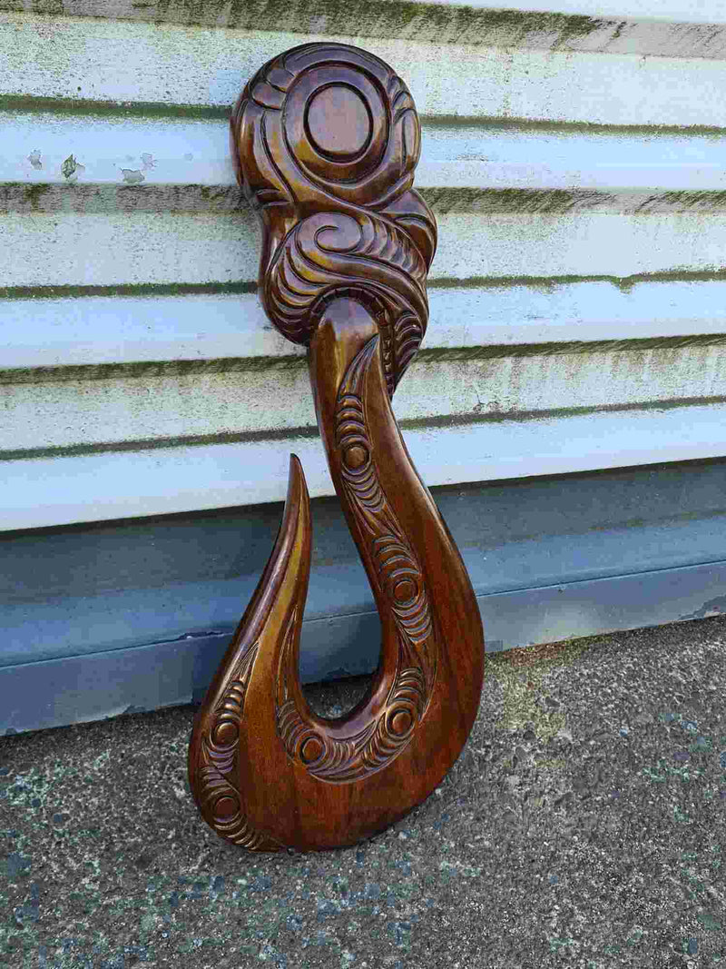 Kawakawa Hand carved Maori Hook