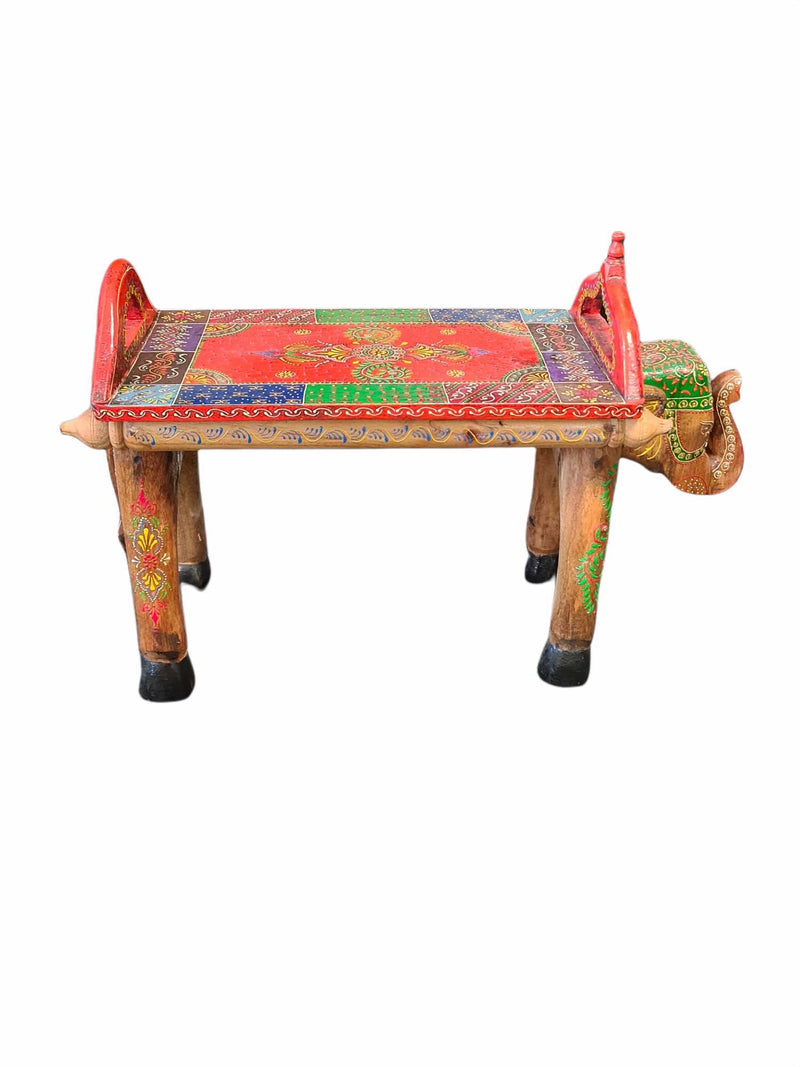 Hand Painted Indian Elephant Stand