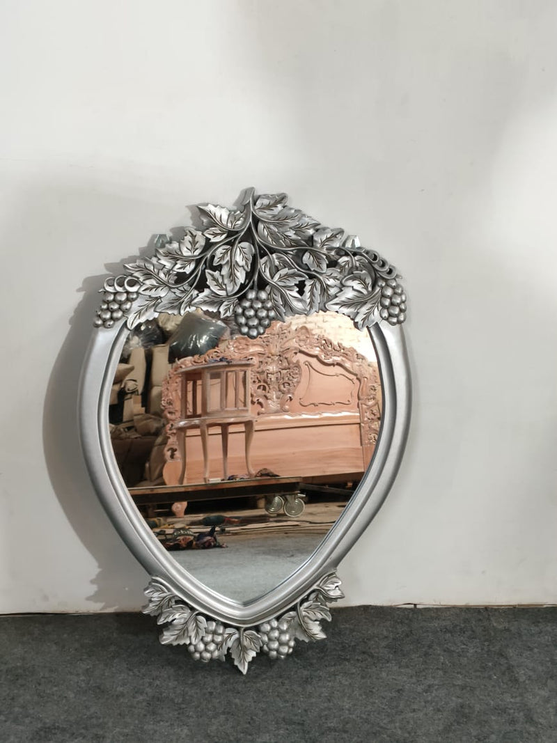 Fraser Hand Carved Grape Mirror