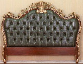 LOUIS FLOWER HEADBOARD WITH UPHOLSTERY (MADE TO ORDER)