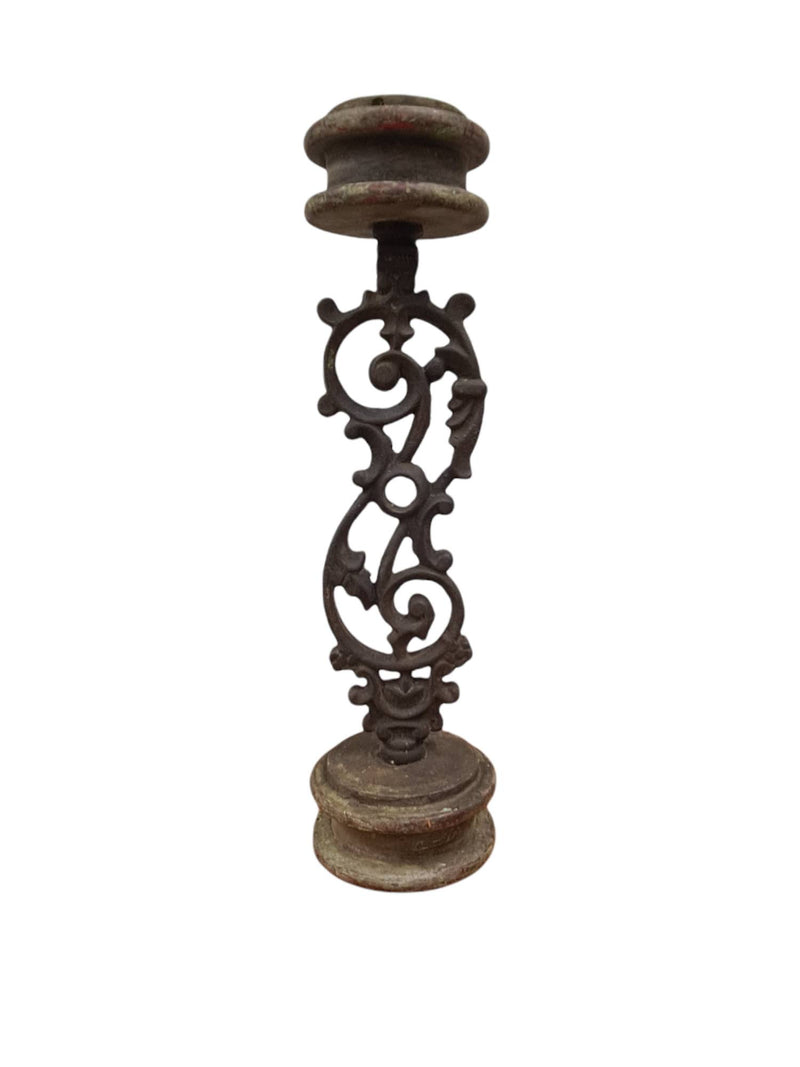 CAST IRON CANDLE STANDS