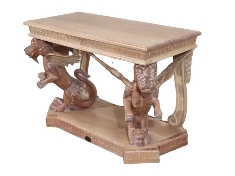 FRENCH WINGED LION CONSOLE