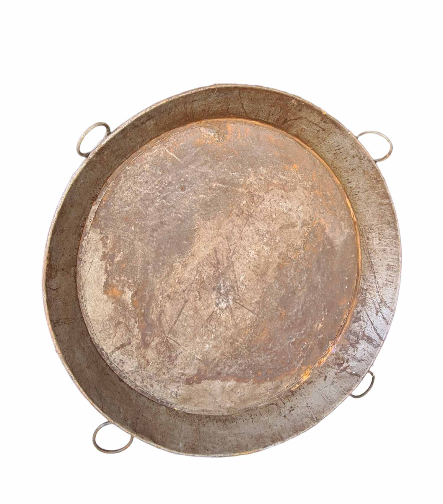 LARGE VINTAGE IRON PAN