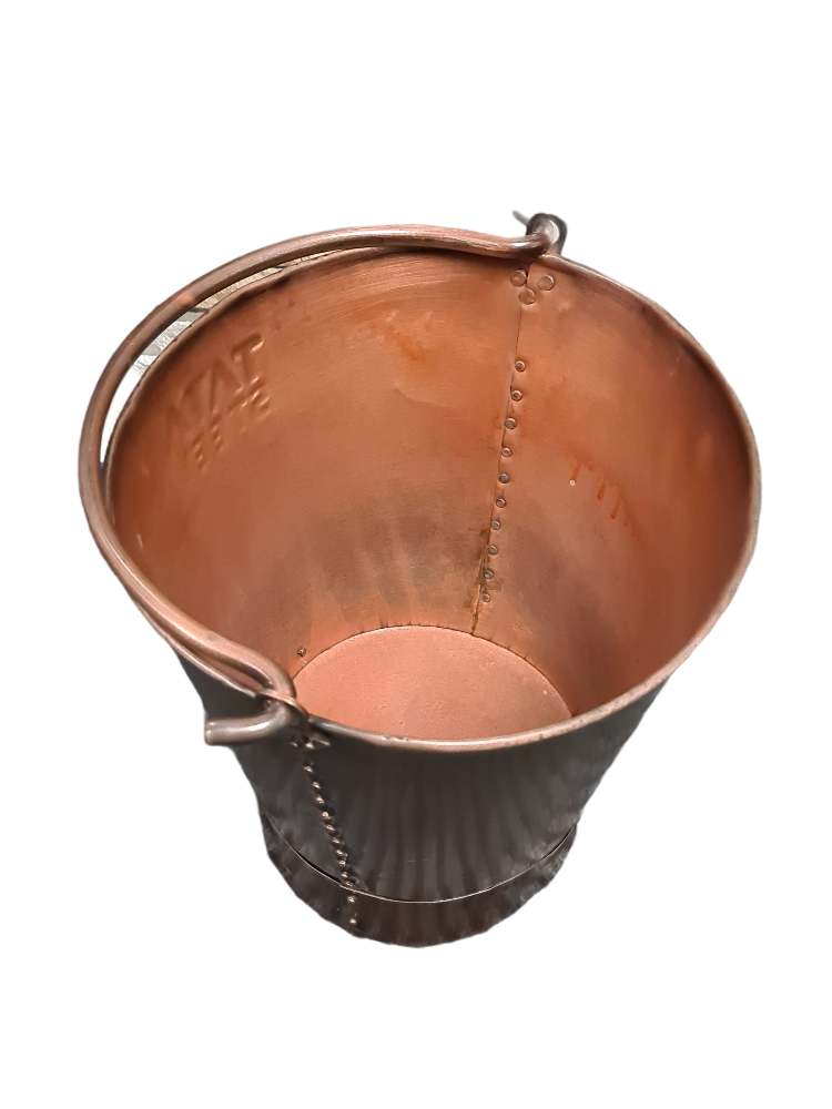 Copper & Brass Milking Bucket