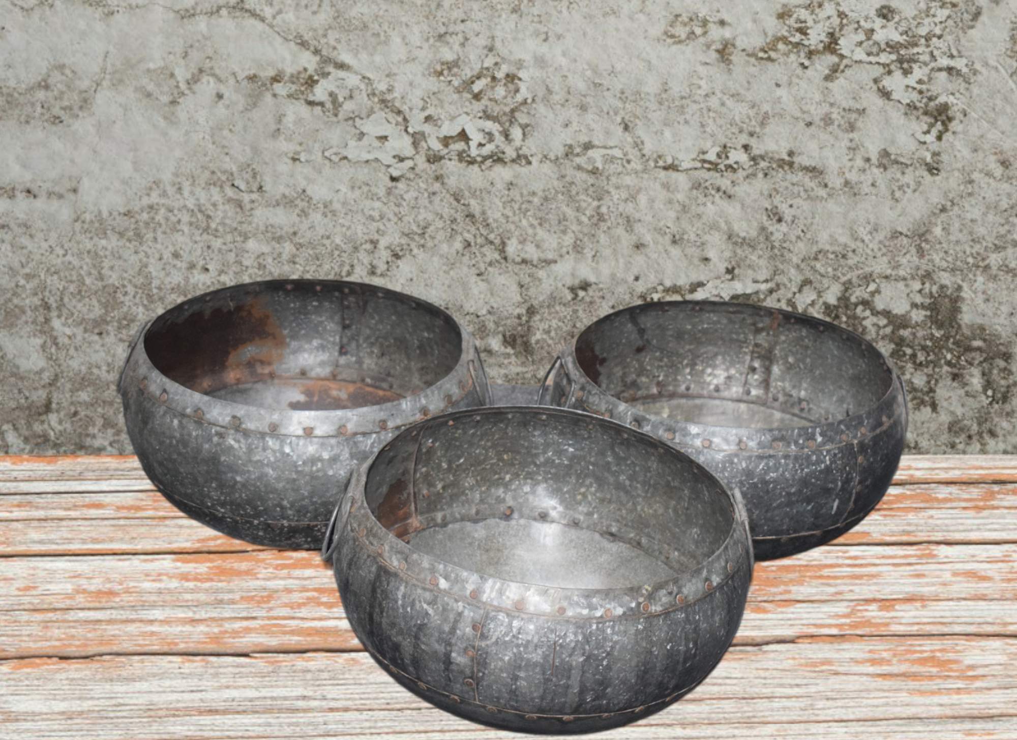 Galvanized Metal Planters