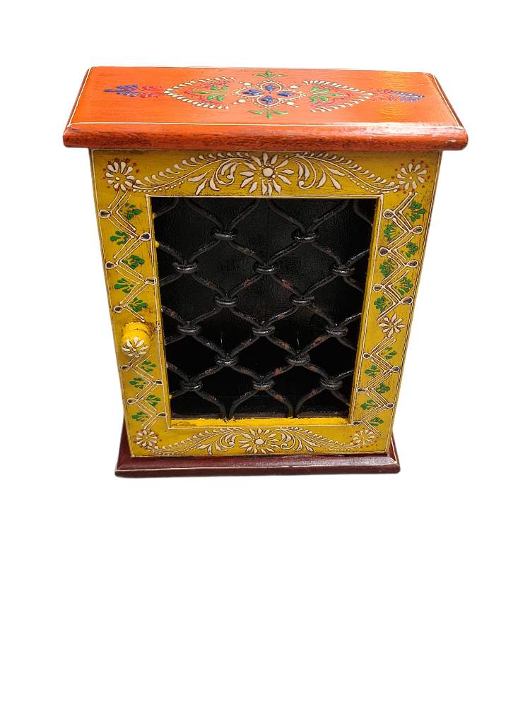 Indian Hand painted Key Cabinet