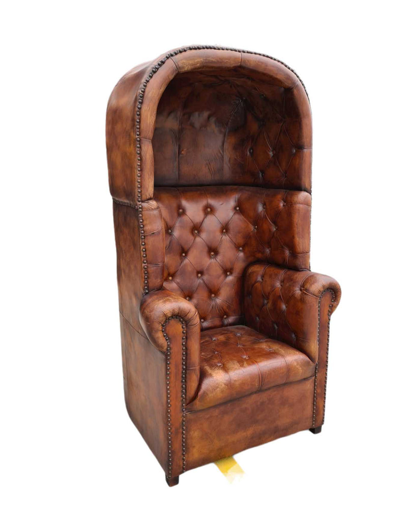 Maryport  leather English Porter Chair