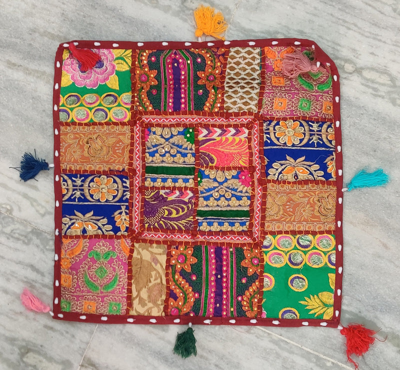 Indian Embroidery Cushion Cover