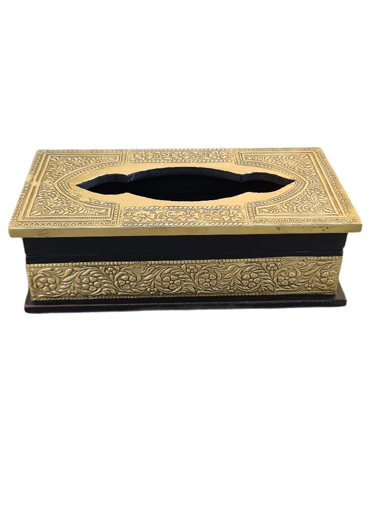 Indian Brass Tissue Box