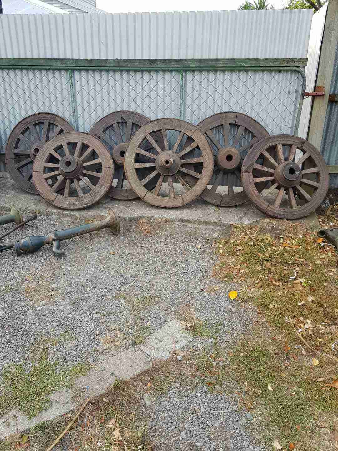 ANTIQUE WAGON WHEELS