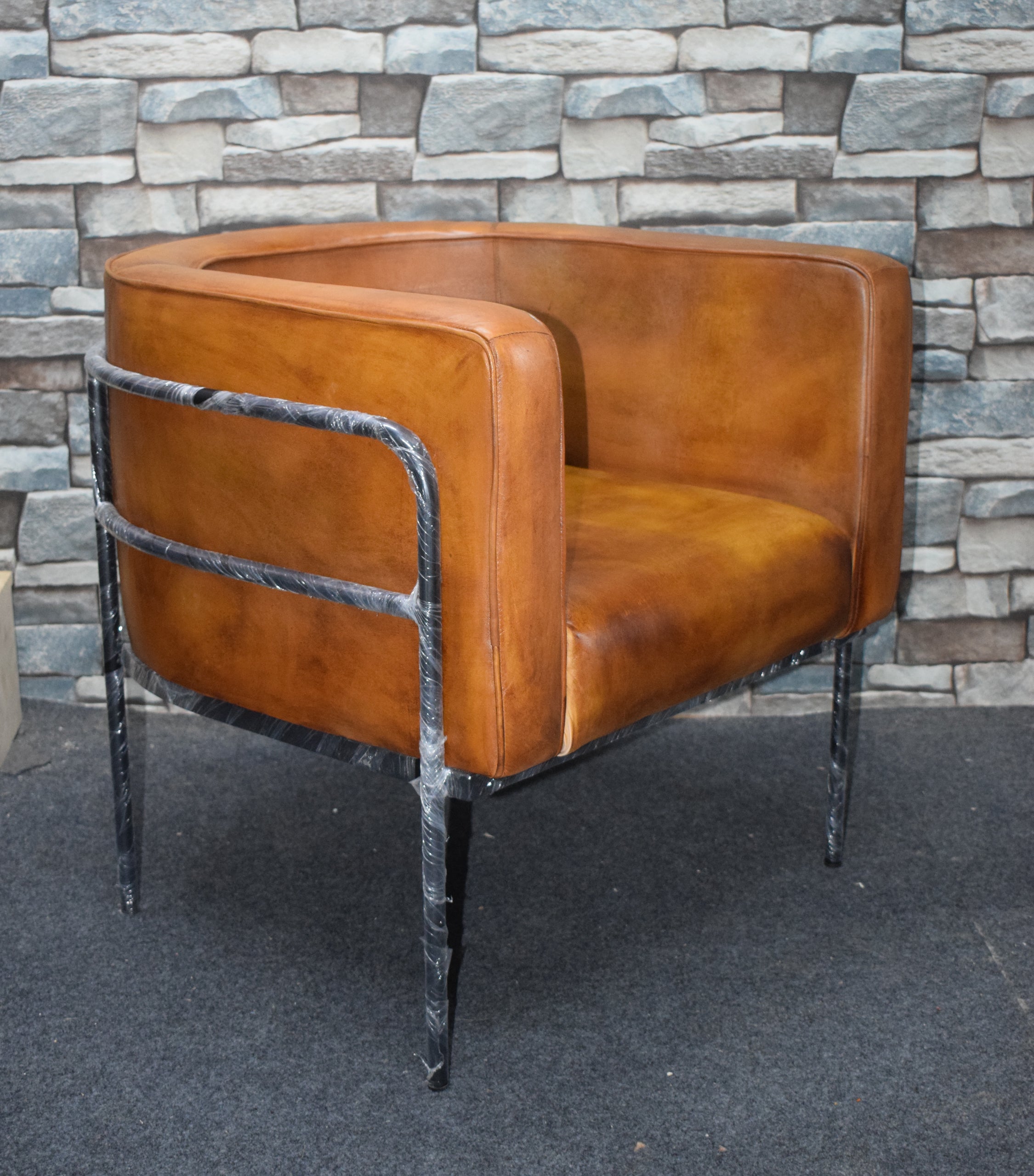 Frankfurt leather Tub Chair