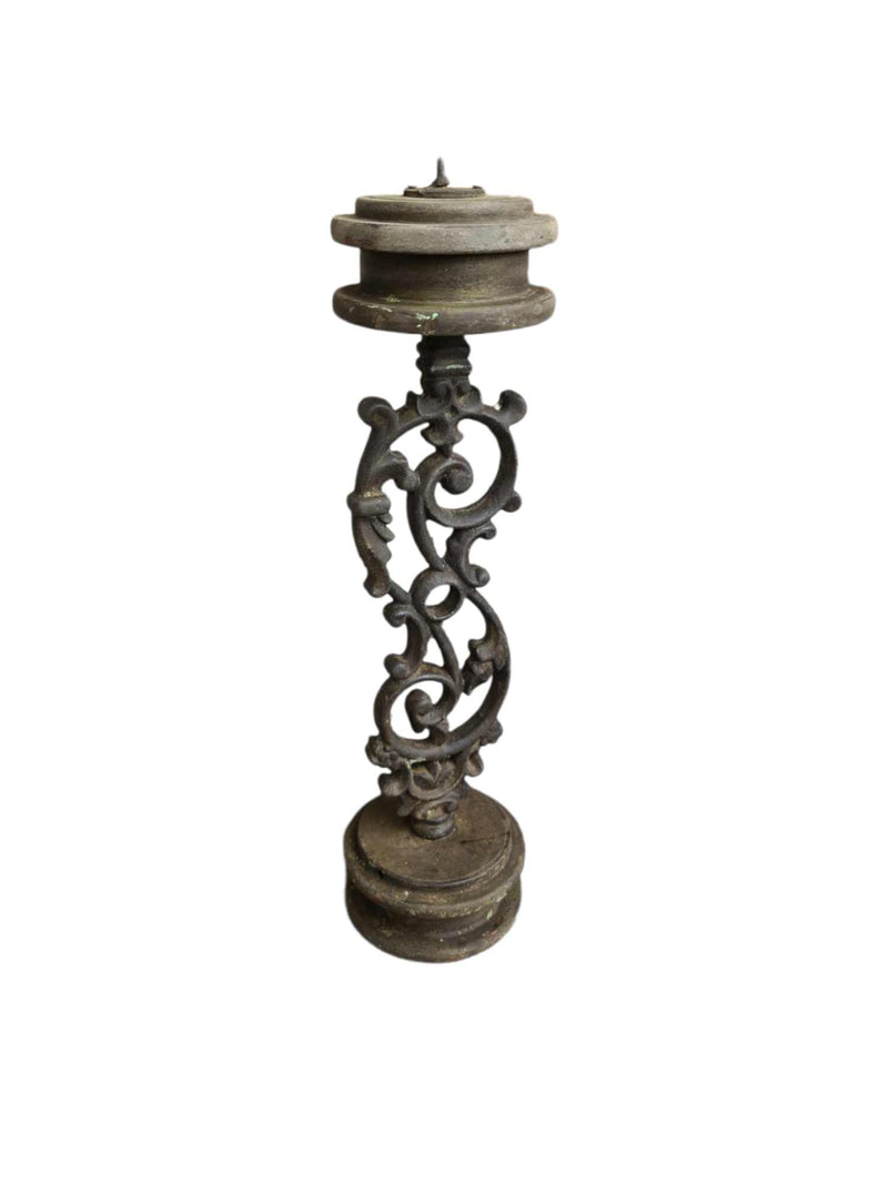 CAST IRON CANDLE STANDS