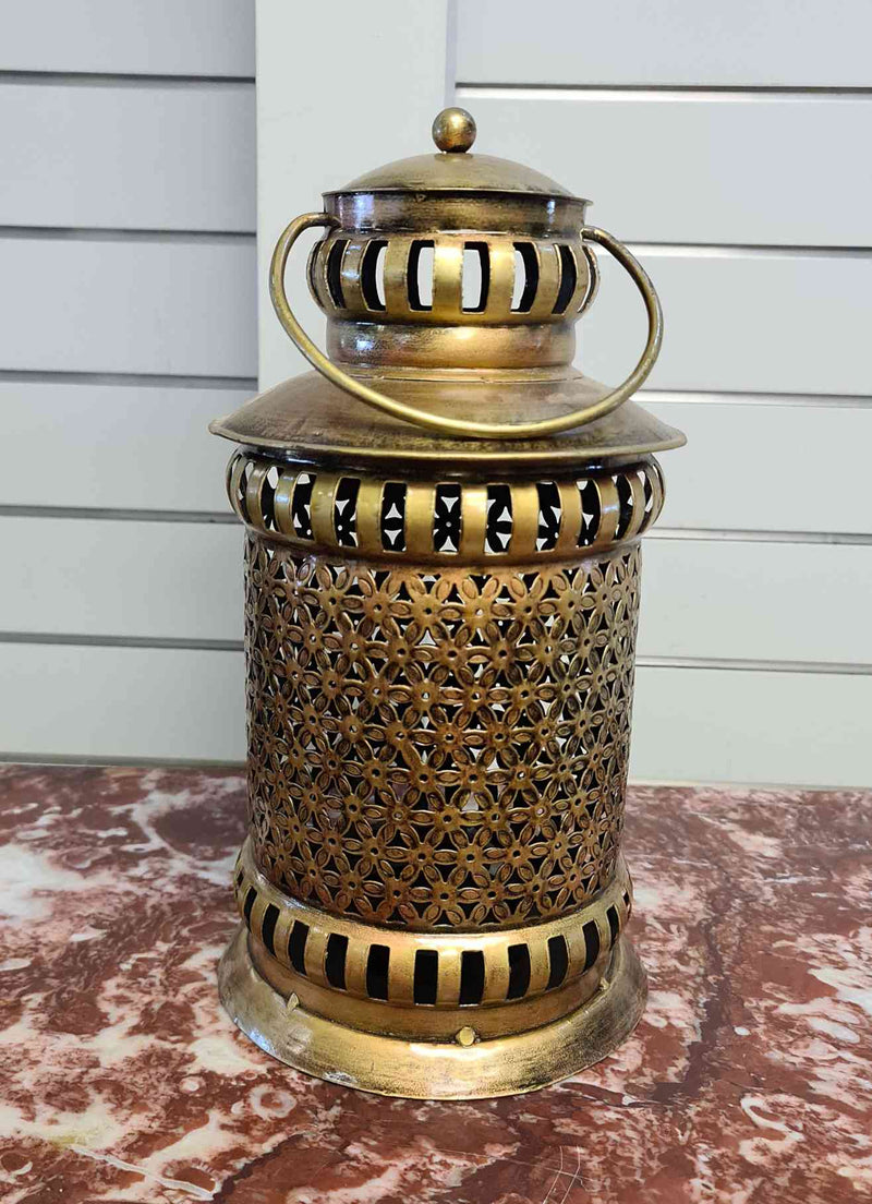 Hand Made Indian Brass Candle Lantern