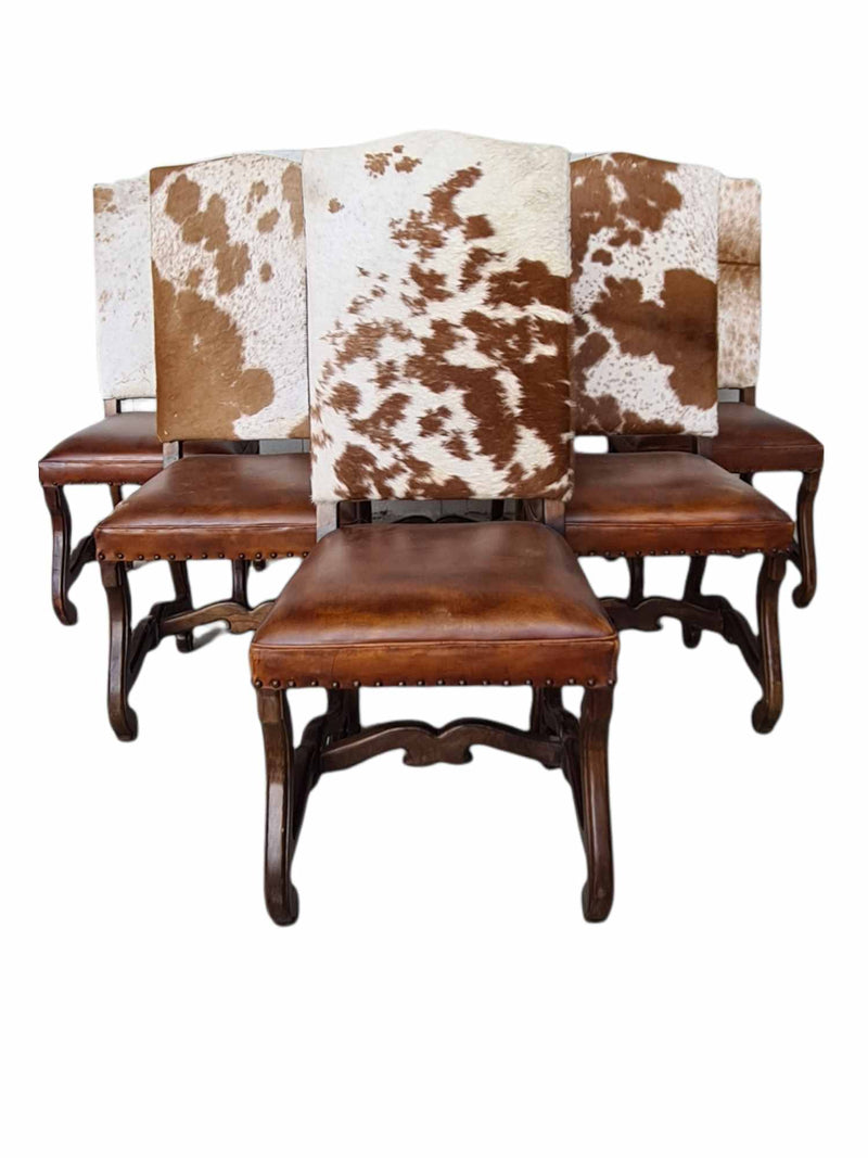 DALLAS LEATHER DINING CHAIRS