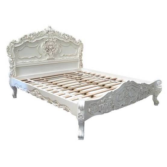 ROCOCO BED HAND CARVED