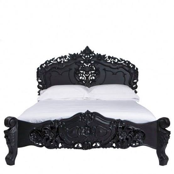 ROCOCO BED HAND CARVED