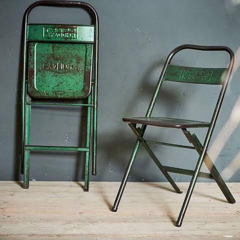 4 Vintage Industrial Chairs