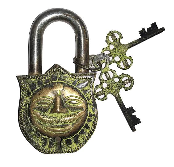 Vintage Indian Sun Padlock