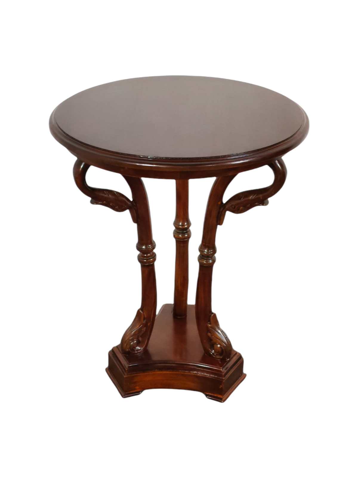 HAND CARVED SWAN TABLE